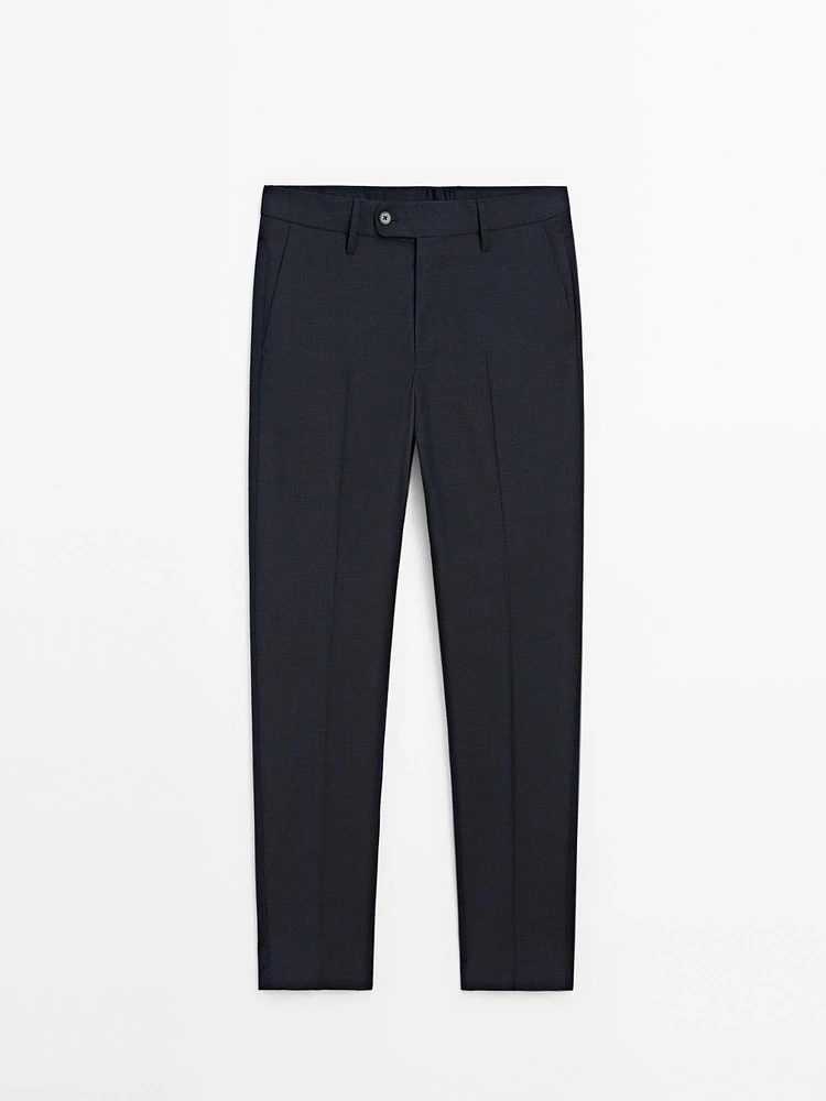 Pantalon de costume 100 % laine