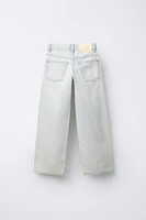WIDE LEG JEANS WITH SPARKLE