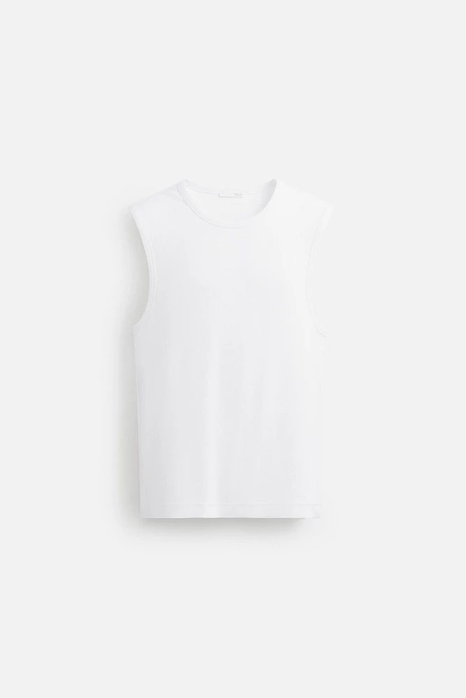 RIBBED TANK TOP