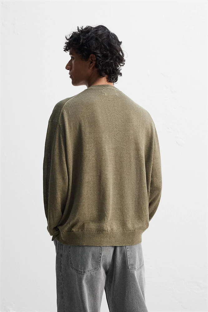 PULL LÉGER 100 % LIN
