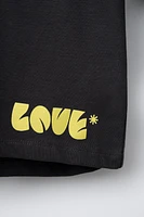 HEAVY JERSEY TEXT T-SHIRT