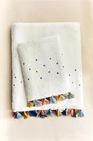 SERVIETTE DE BAIN ENFANT POMPONS