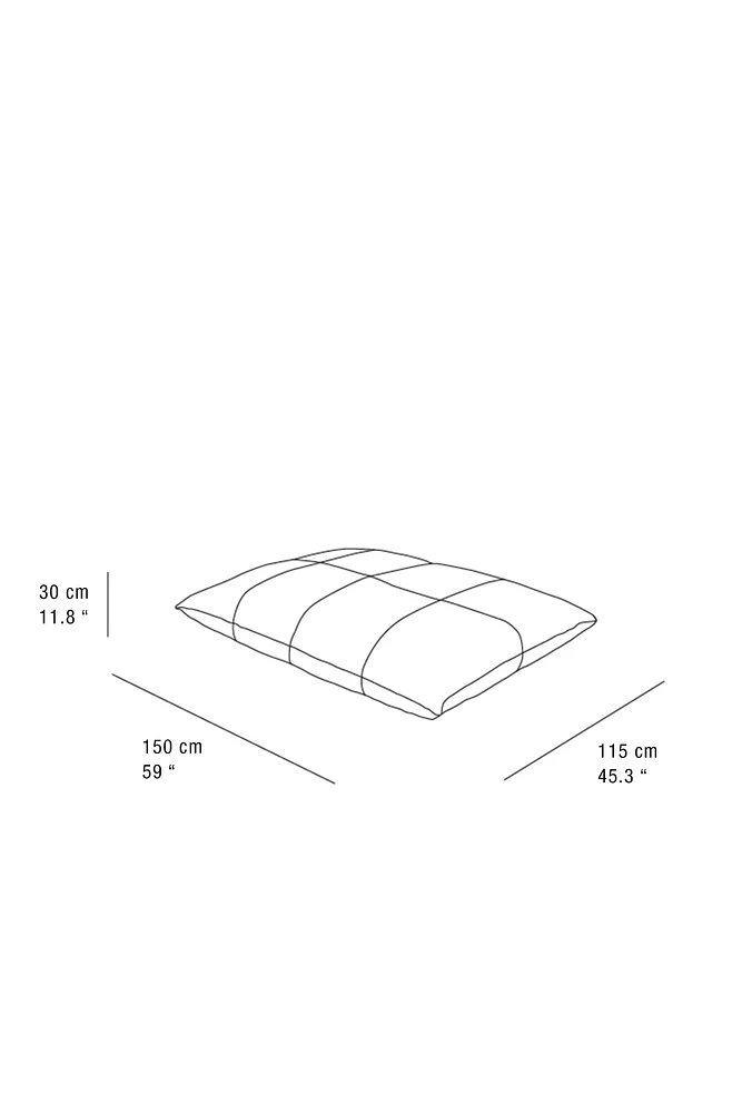 SEAMED LEATHER BEAN BAG CHAIR