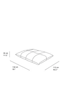 SEAMED LEATHER BEAN BAG CHAIR