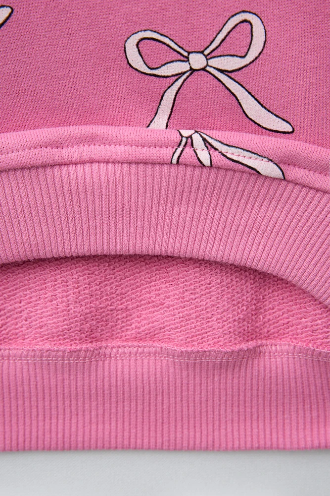 SWEAT À IMPRIMÉ FLEURS