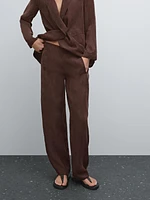 Flowing barrel fit co-ord trousers