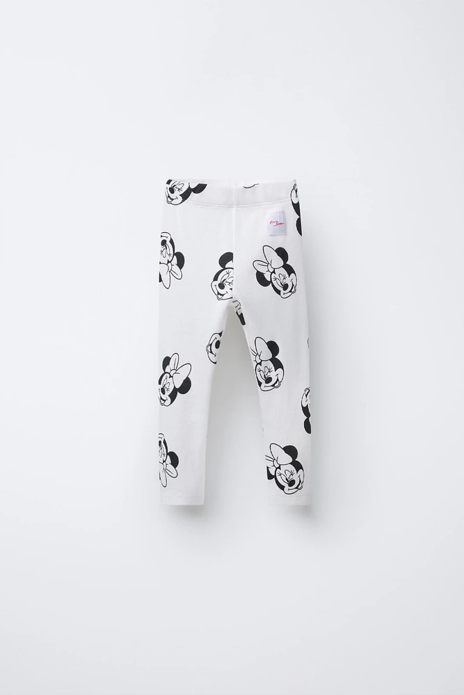 MINNIE MOUSE © DISNEY RIBBED PRINT LEGGINGS