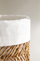 CORBEILLE RONDE DOUBLURE COTON