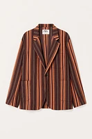 LIMITED EDITION STRIPED SUIT BLAZER