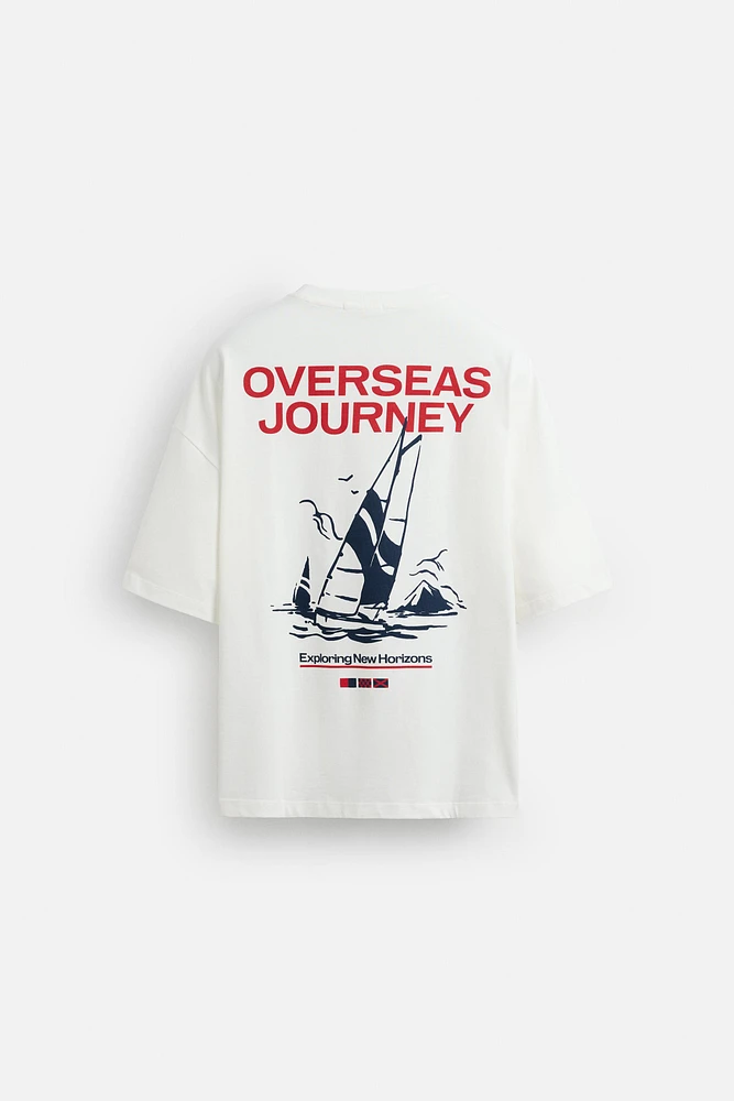 NAUTICAL PRINT T-SHIRT