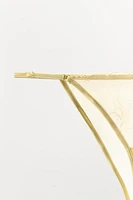 EMBROIDERED MESH PANTIES