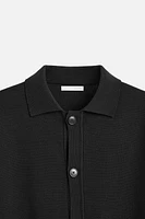 CHEMISE RELAXED FIT EN MAILLE