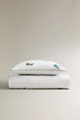 CHILDREN’S CROCODILE DUVET COVER