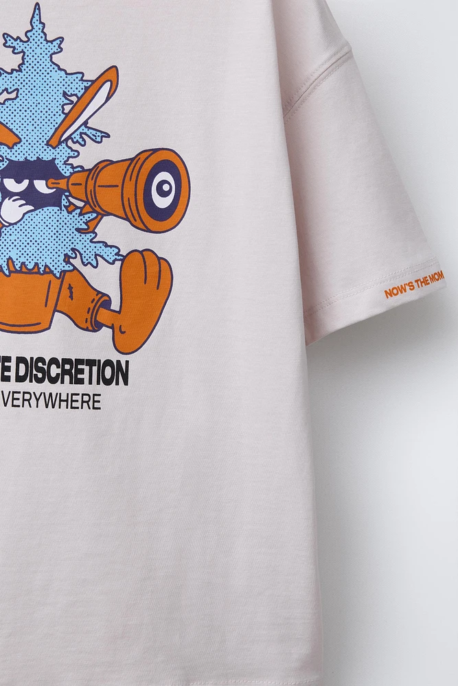 T-SHIRT À IMPRIMÉ LAPIN