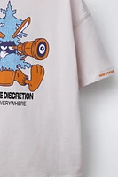 T-SHIRT À IMPRIMÉ LAPIN