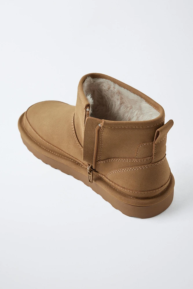 LOW-TOP ANKLE BOOTS