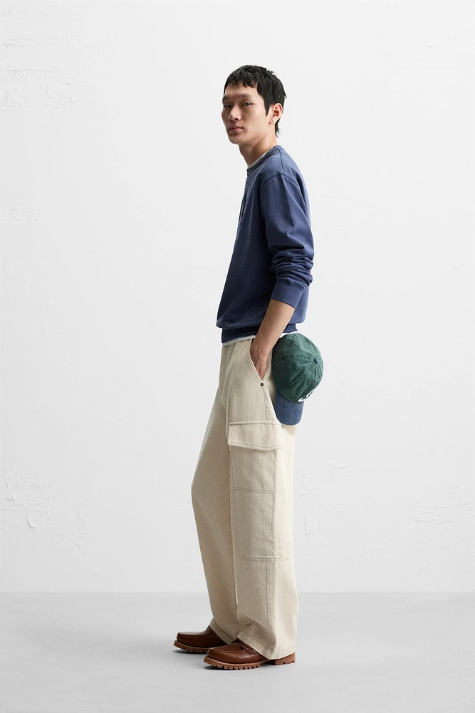 WIDE FIT CARGO PANTS