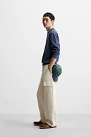 WIDE FIT CARGO PANTS