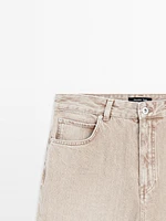 Jean relaxed barrel taille haute