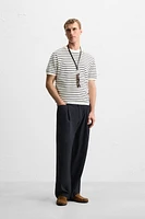 VISCOSE BLEND KNIT T-SHIRT
