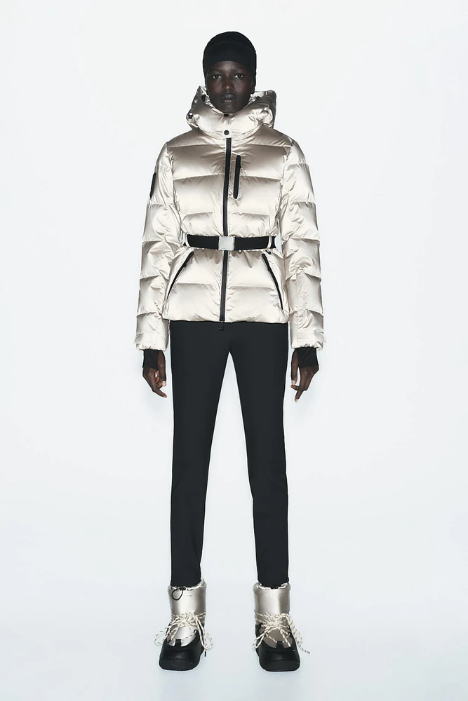 RECCO® TECHNOLOGY WATER RESISTANT AND WIND PROTECTION DOWN JACKET SKI COLLECTION