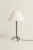 LAMPE DE TABLE BASE TRÉPIED