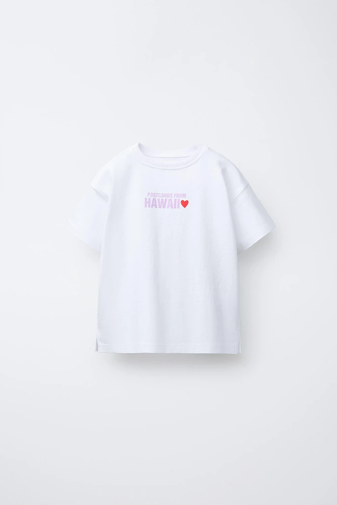 BEACH PRINT T-SHIRT