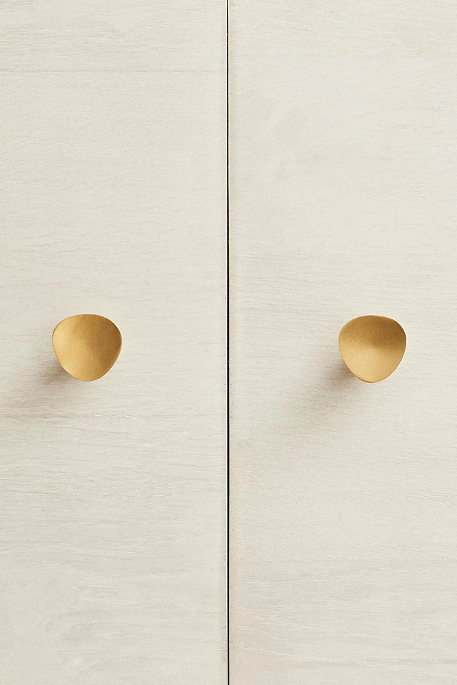 LOT BOUTONS DE PORTE LAITON (LOT DE 2)
