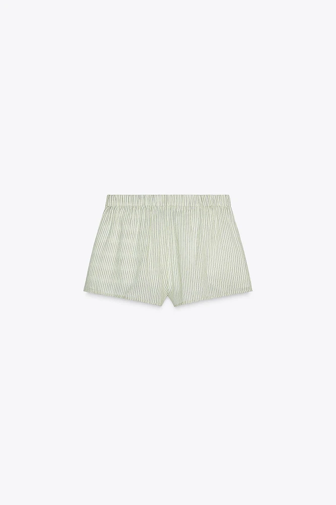 GAUZE PAJAMA SHORTS