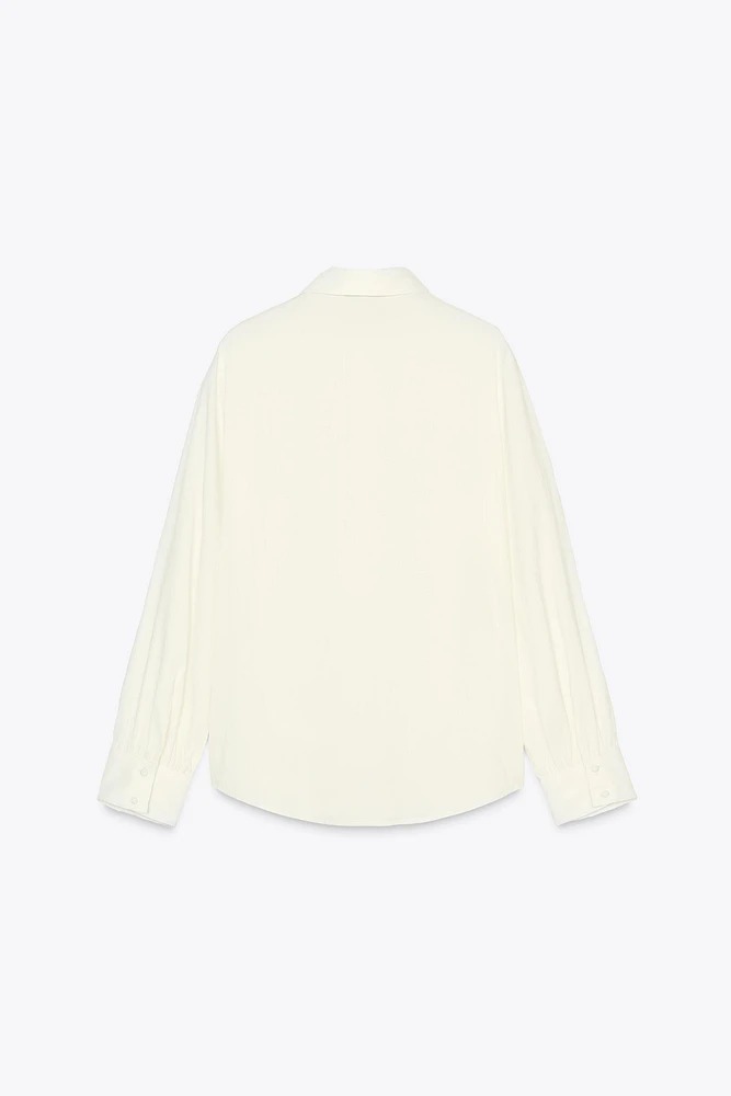 SHIRT WITH LINED BUTTONS