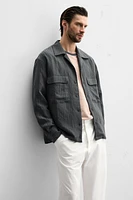 CHEMISE FLUIDE À RAYURES