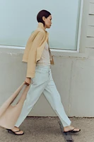 Z.09 STRAIGHT ANKLE HIGH WAIST CROSSOVER JEANS