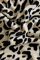 SERVIETTE DE BAIN VELOURS IMPRIMÉ ANIMAL