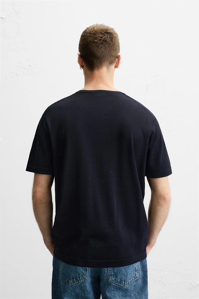 REGULAR FIT KNIT T-SHIRT