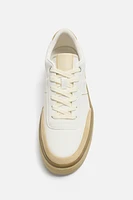 CONTRAST SOLE SNEAKERS