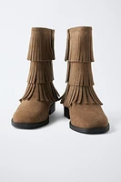 FRINGED BOOTS