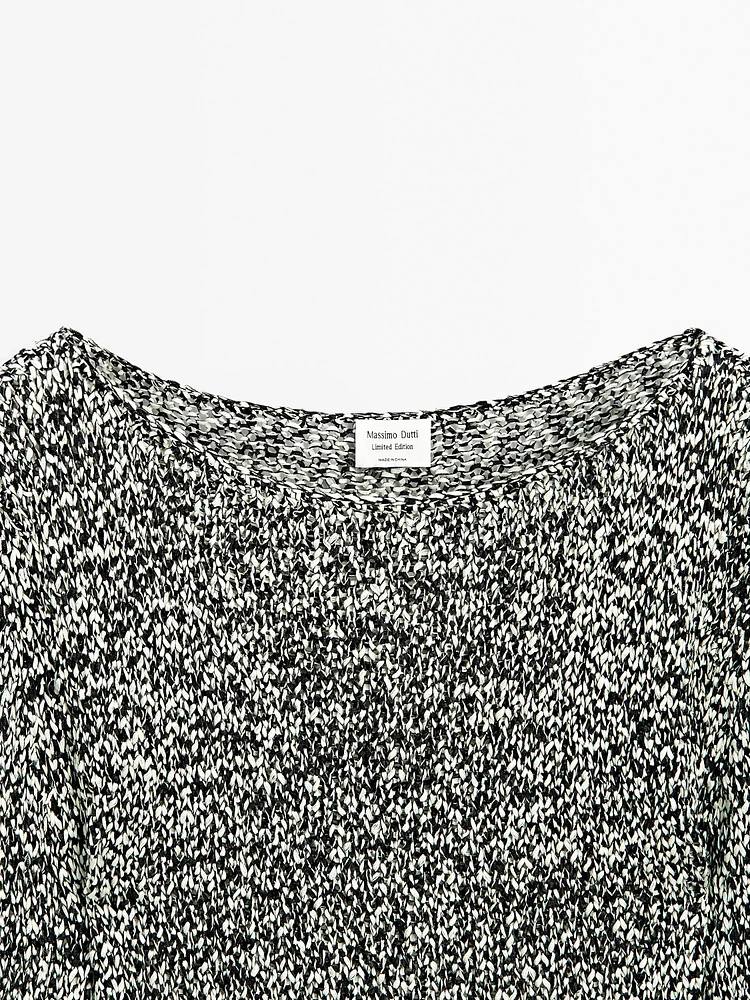 Flecked knit sweater - Limited Edition