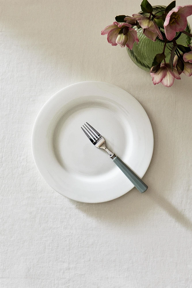 ASSIETTE PLATE PORCELAINE BONE CHINA