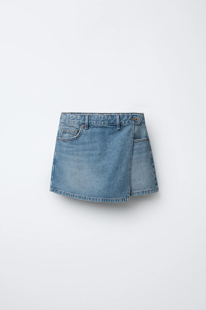 DENIM SKORT