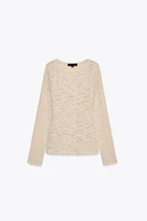TEXTURED KNIT TOP