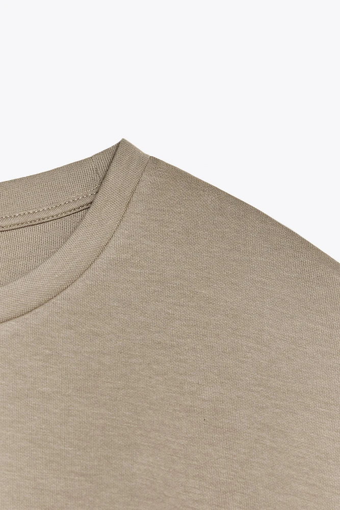 WASHED INTERLOCK T-SHIRT