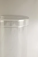 BOROSILICATE BATHROOM JAR WITH TEXT