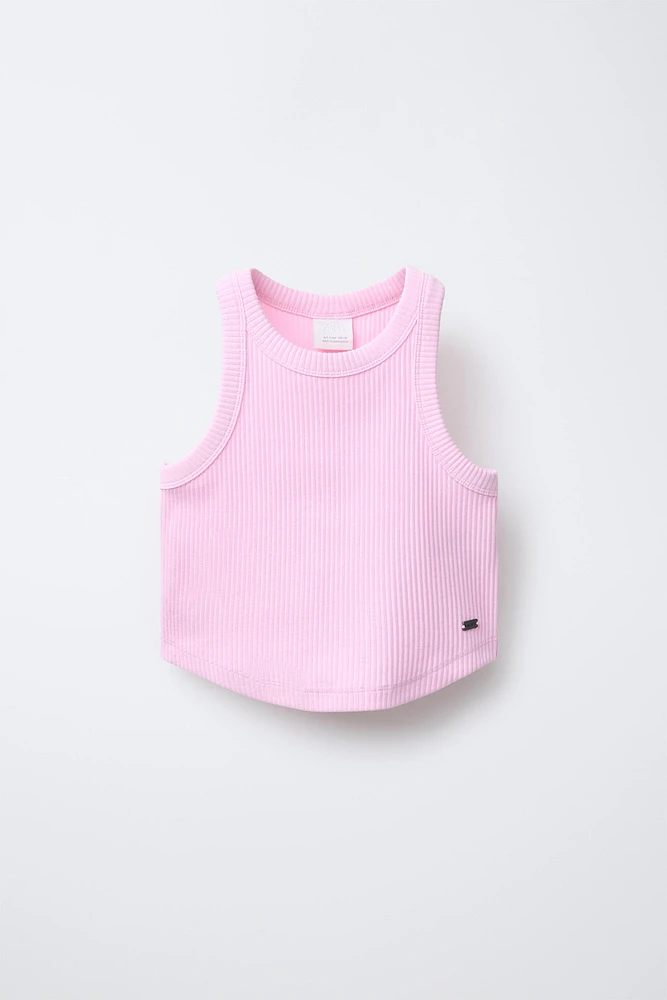 RIBBED SWIMMER T-SHIRT
