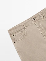Faux jean relaxed fit