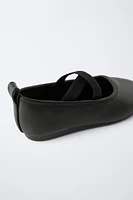 BALLERINES EN CUIR