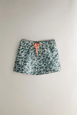 CHILDREN’S TROPICAL FLORAL BEACH SWIMSUIT