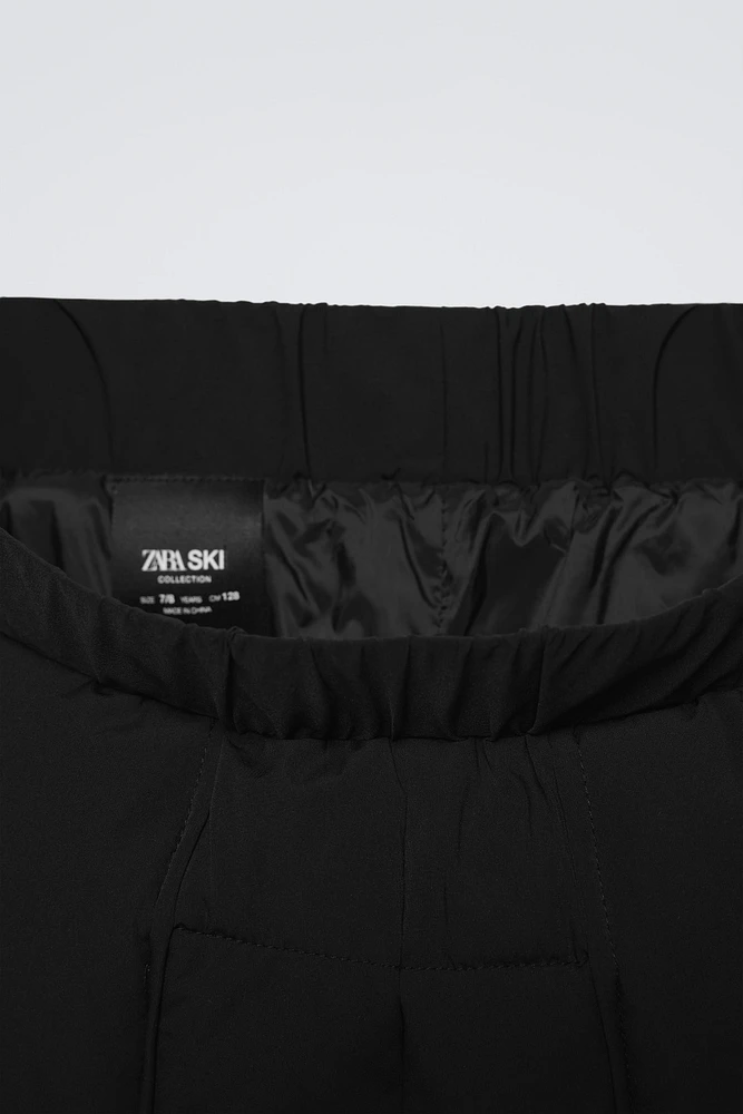 PANTALON MATELASSÉ WATER REPELLENT ET WINDPROOF SKI COLLECTION
