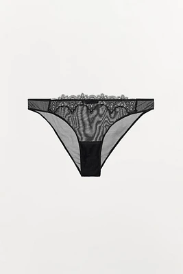 LACE MESH PANTIES