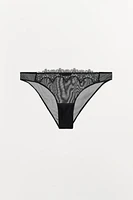 LACE MESH PANTIES