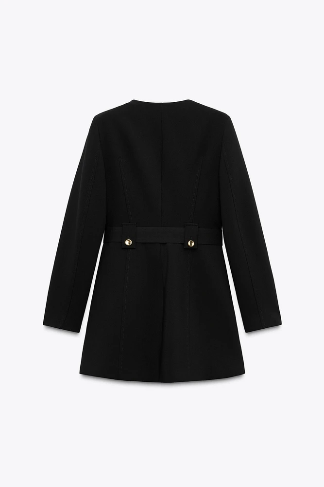 BUCKLE BELT BLAZER